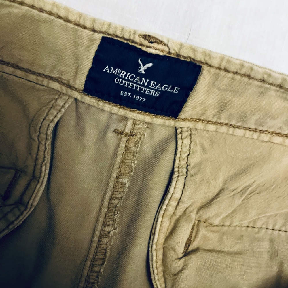 American Eagle outfitters men’s khaki shorts size 30 - Picture 2 of 8